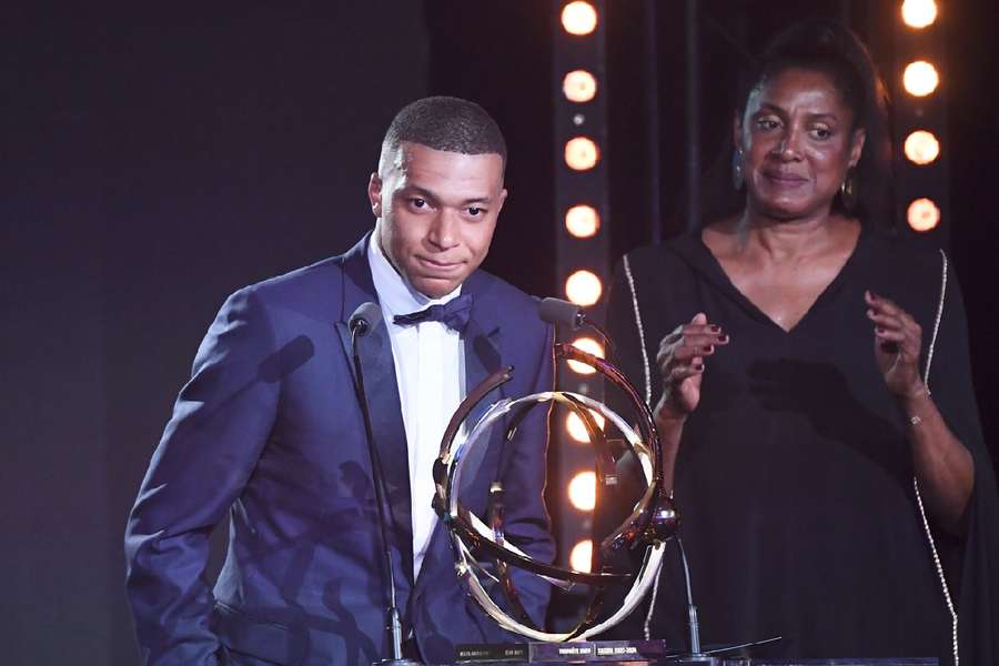 Mbappe was named Ligue 1 player of the season