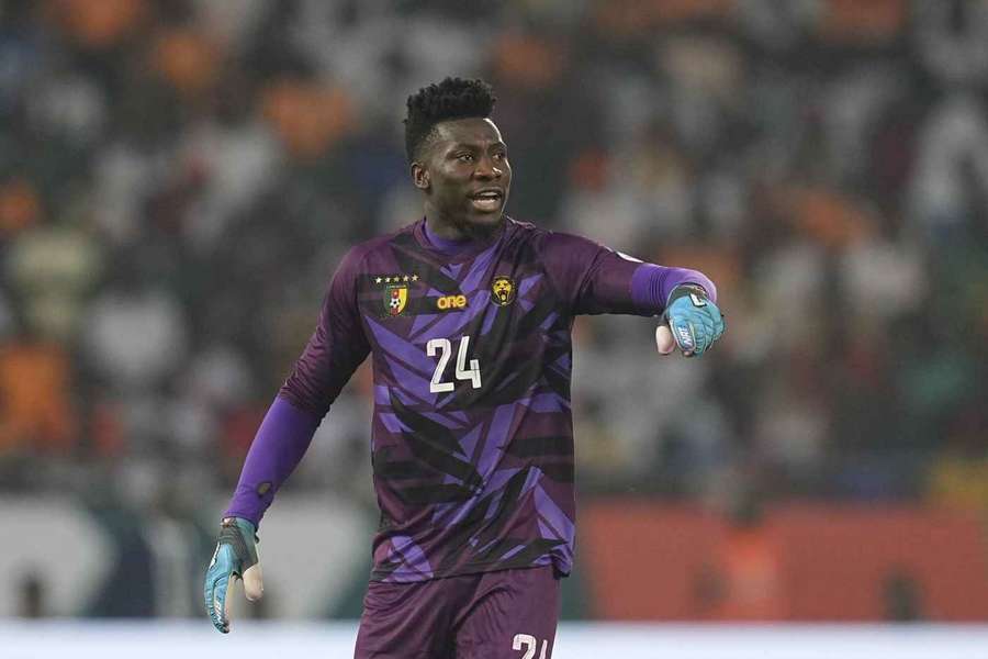 Andre Onana's Cameroon drew with Namibia on Wednesday