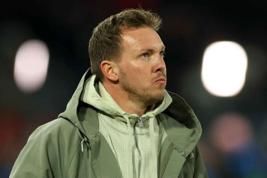 Germany coach Julian Nagelsmann before the match against Switzerland Germany coach Julian Nagelsmann before the match against Switzerland