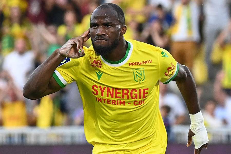 Ignatius Ganago scored the only goal of the game for Nantes to keep them in the league