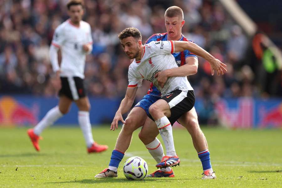 Diogo Jota in de wedstrijd tegen Crystal Palace van 5 oktober