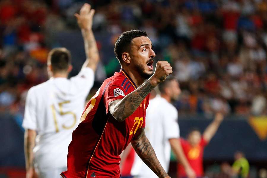 Joselu has three goals in three matches for Spain