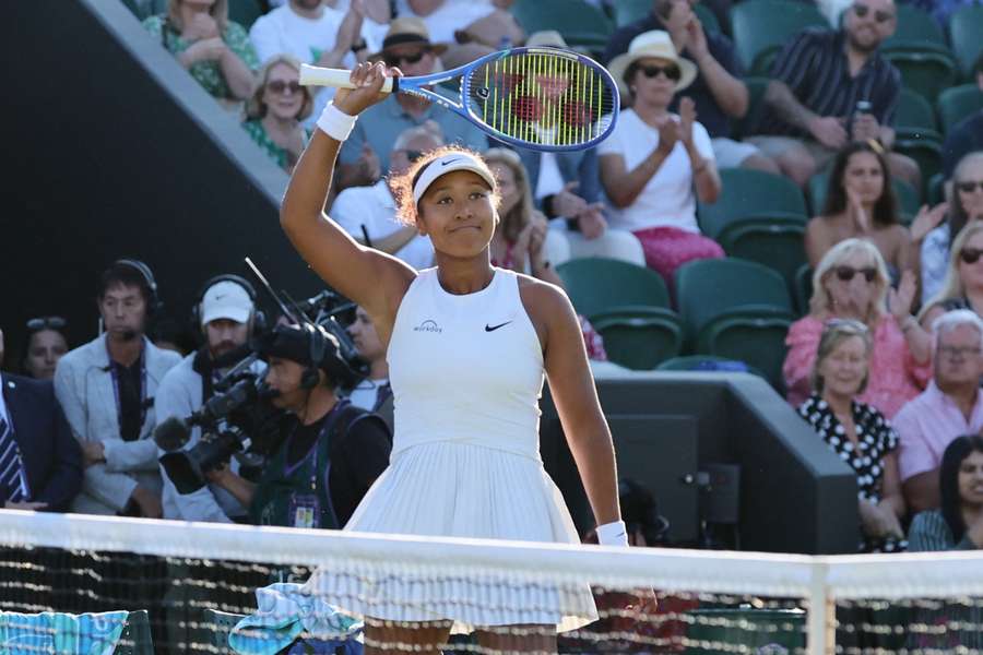 Naomi Osaka está na terceira rodada de Wimbledon