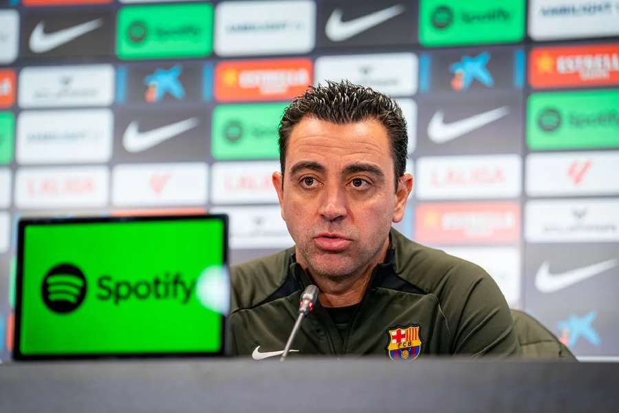 Xavi, treinador do Barcelona