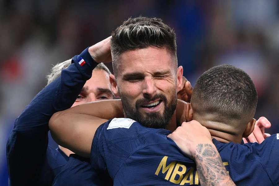 Olivier Giroud is one goal away from becoming France's all-time goalscorer - he is currently tied on 51 goals with Thierry Henry.