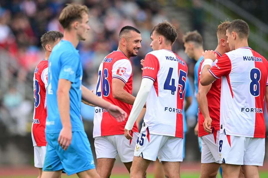 Slavia proti Varnsdorfu dominovala.