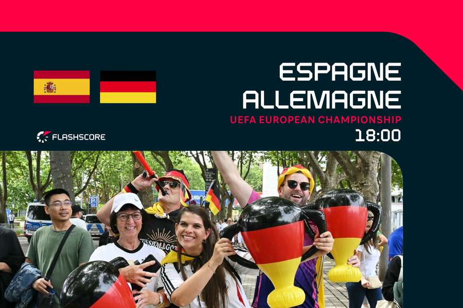 Euro 2024 : Suivez Espagne - Allemagne en direct avec Flashscore !