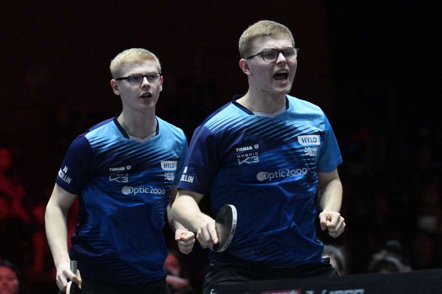Alexis et Félix Lebrun à Singapour le mois dernier.