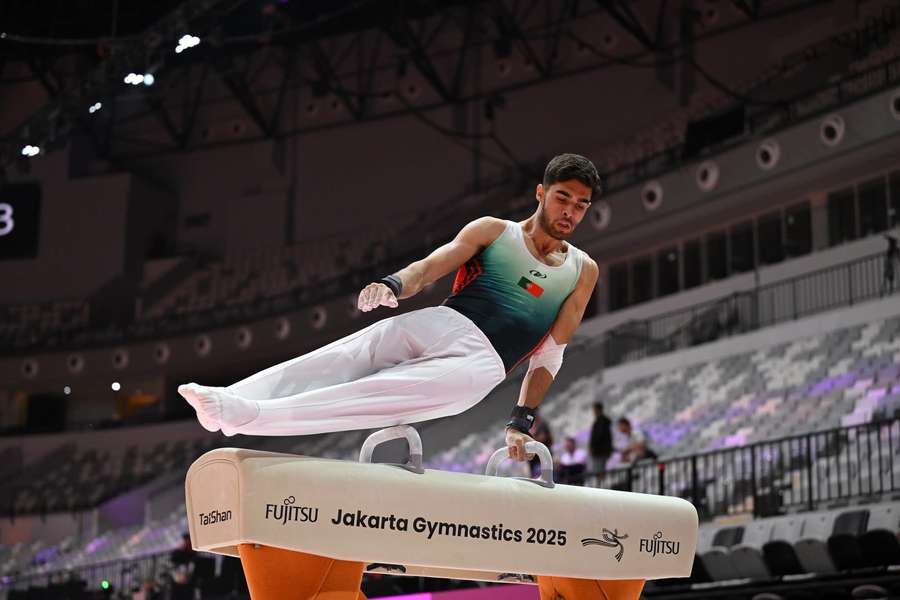 Marcelo Marques em 15.º no cavalo com arções da Taça do Mundo de Baku