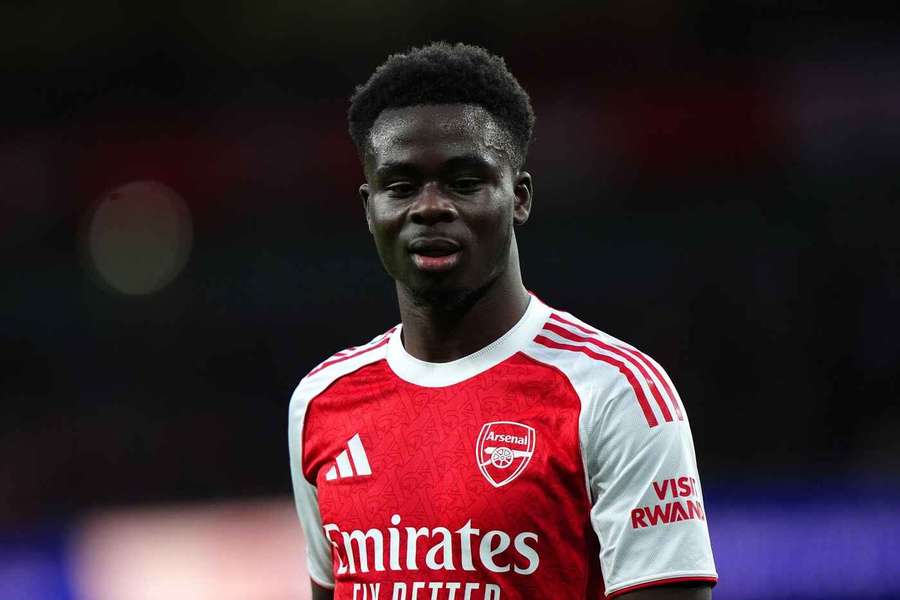 Bukayo Saka, jugador del Arsenal