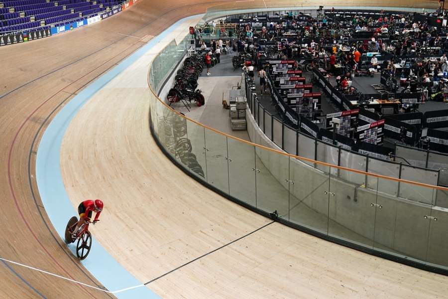 Het Sir Chris Hoy Velodrome in Glasgow