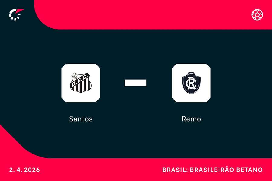 Santos e Remo se enfrentam nesta quinta-feira (2)