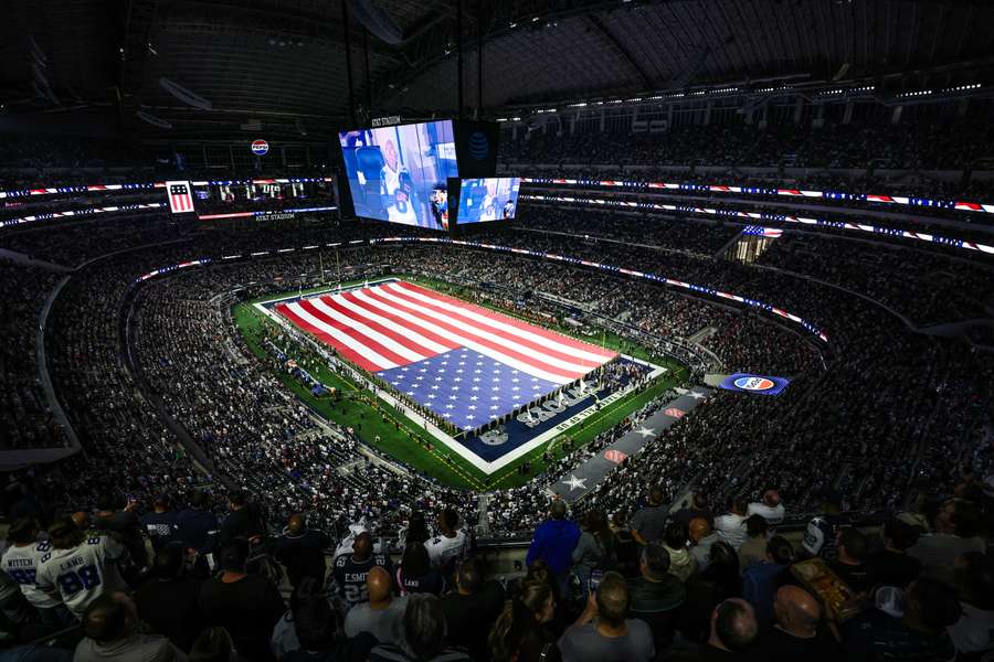 Tak vypadá stadion týmu Dallas Cowboys.