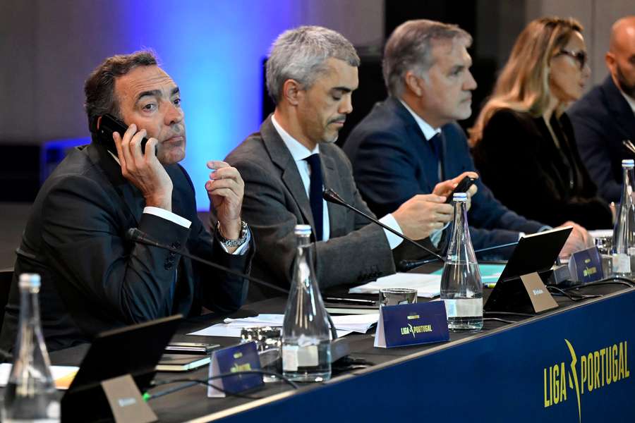 O presidente da Liga de Portugal, Reinaldo Teixeira