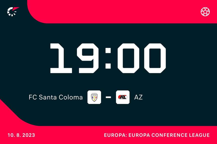 19.00 uur: FC Santa Coloma - AZ