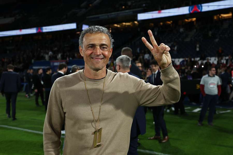 Luis Enrique samedi soir.