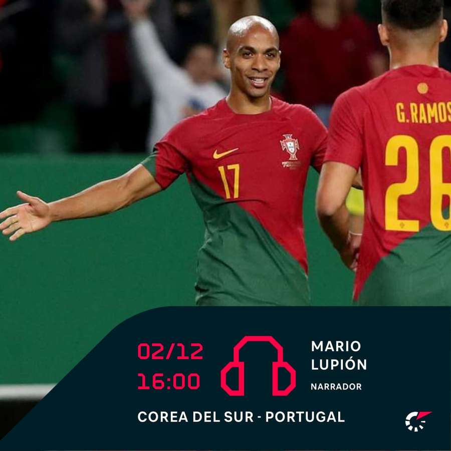 Corea - Portugal, en Flashscore