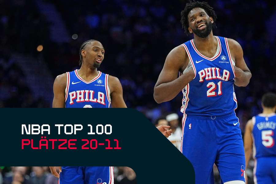 Von Tyrese Maxey und Joel Embiid wird bei den 76ers viel erwartet. Von Tyrese Maxey und Joel Embiid wird bei den 76ers viel erwartet.
