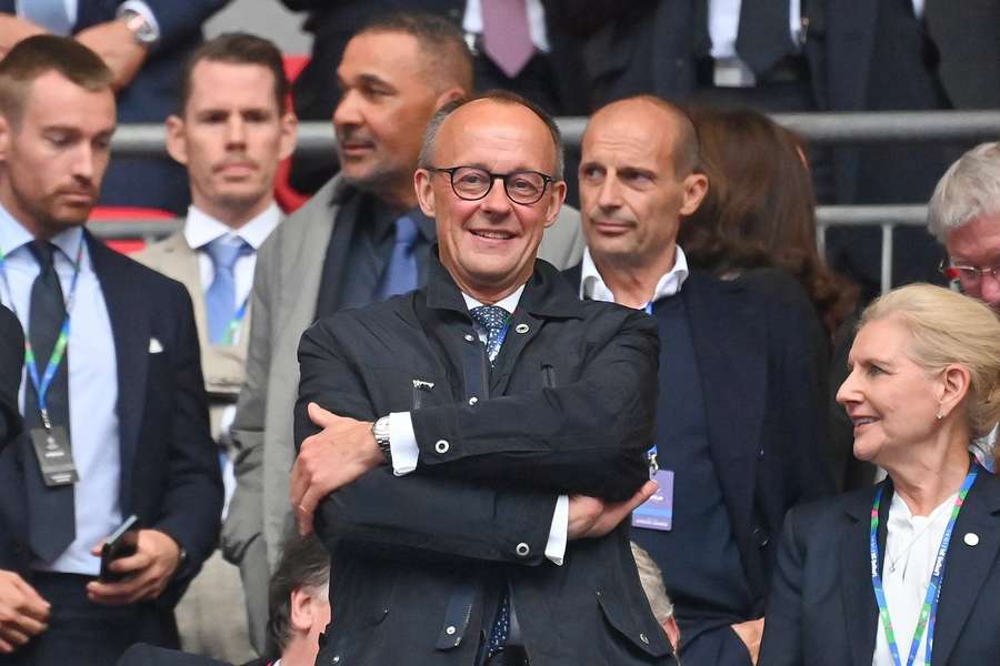 Merz beim Champions-League-Finale 2024