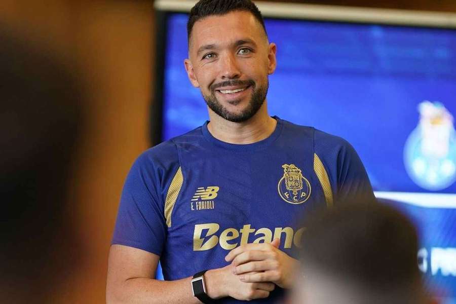 Francesco Farioli falou ao plantel do FC Porto