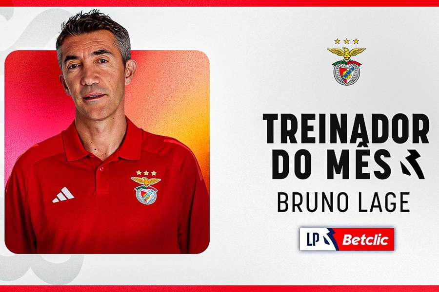 Bruno Lage, treinador do Benfica
