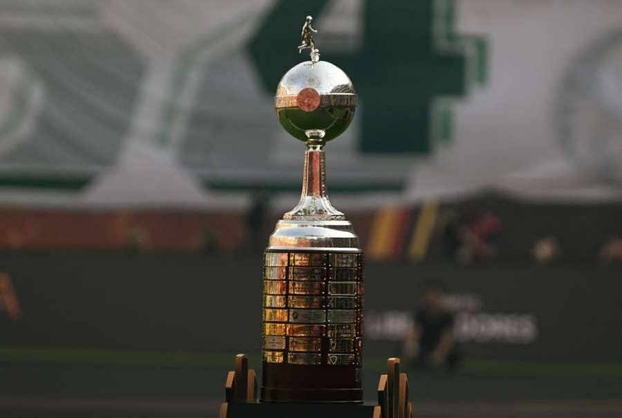 O cobiçado troféu da Copa Libertadores O cobiçado troféu da Copa Libertadores