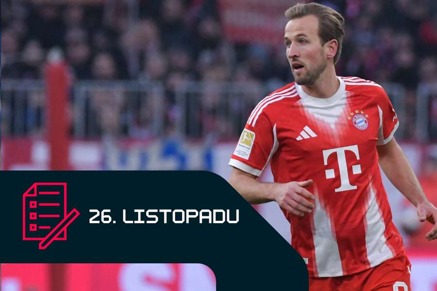 Harry Kane válí za Bayern. Harry Kane válí za Bayern.