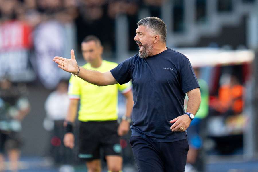 Gennaro Gattuso, allenatore della Lazio Gennaro Gattuso, allenatore della Lazio