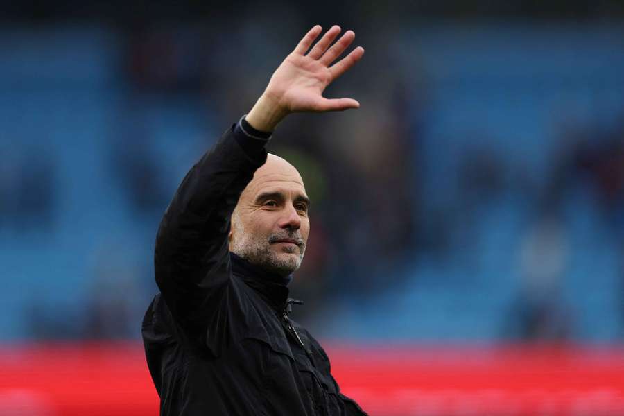 Pep Guardiola's City side take on Palace