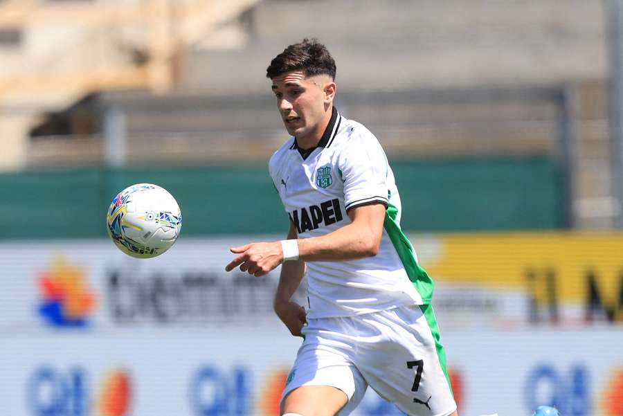 Cristian Volpato in action for Sassuolo last month. Cristian Volpato in action for Sassuolo last month.