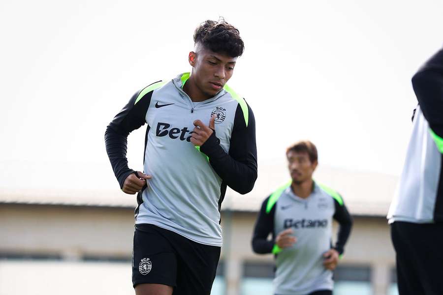 Alisson Santos, jogador do Sporting Alisson Santos, jogador do Sporting