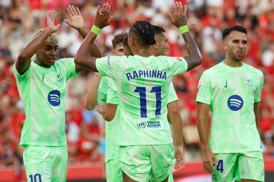 Lamine Yamal a inscrit un but et adressé une passe décisive à Raphinha