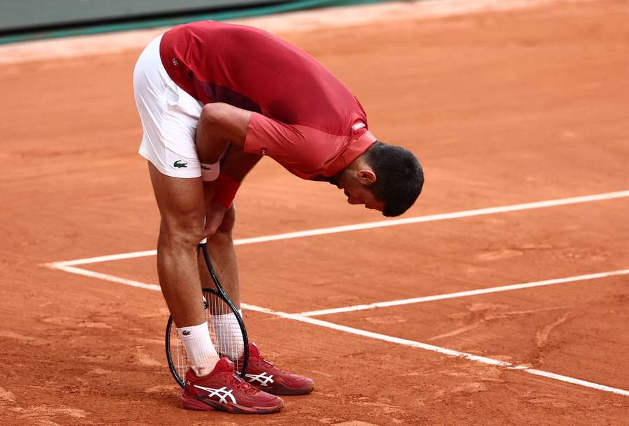 Djokovic unsure about French Open quarter-finals after aggravating knee injury