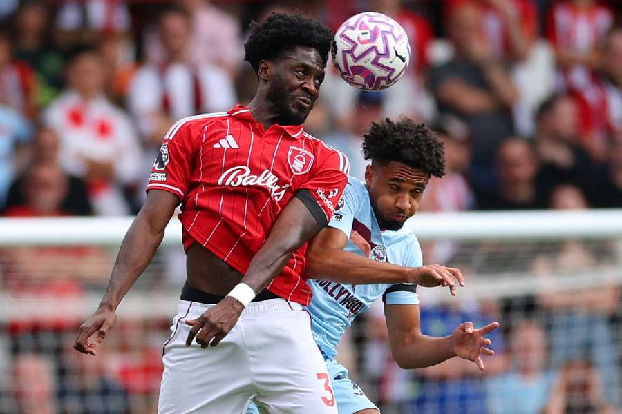 Aina in action for Forest before the international break