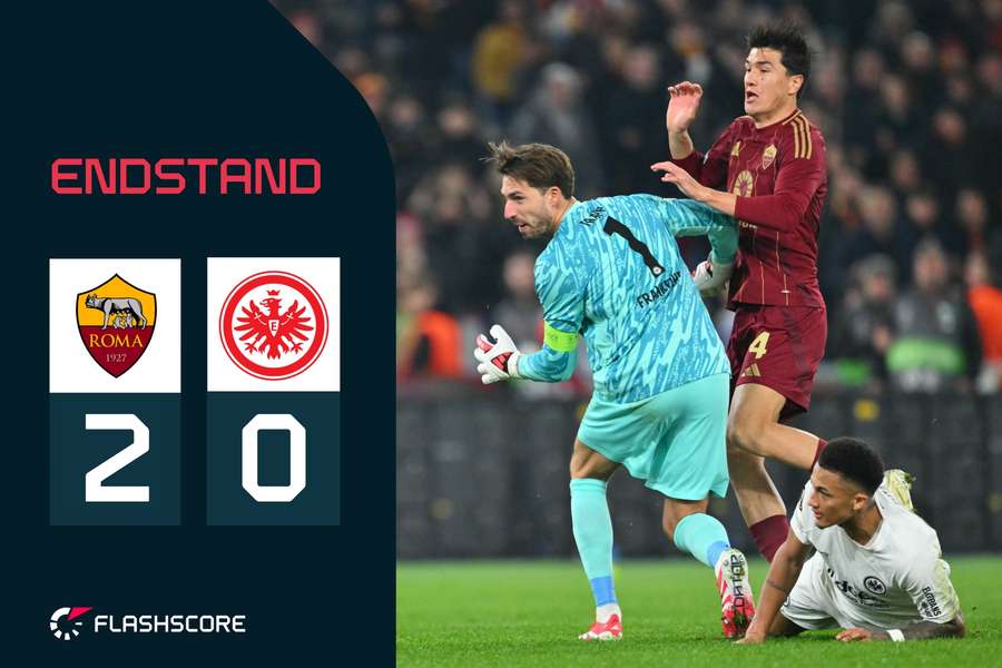 Trapp und Tuta konnten beim 0:2 von Shomurodov nur hinterherschauen.