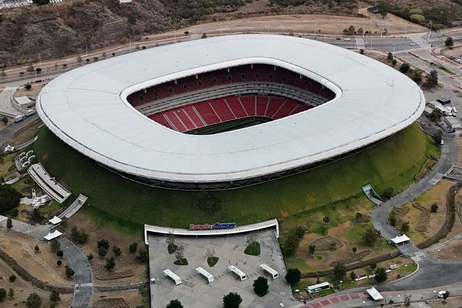 Aerial view of the Guadalajara Stadium ahead of the FIFA World Cup 2026 