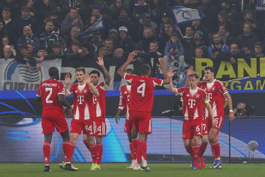 Bayern enjoyed a thumping win over Atalanta