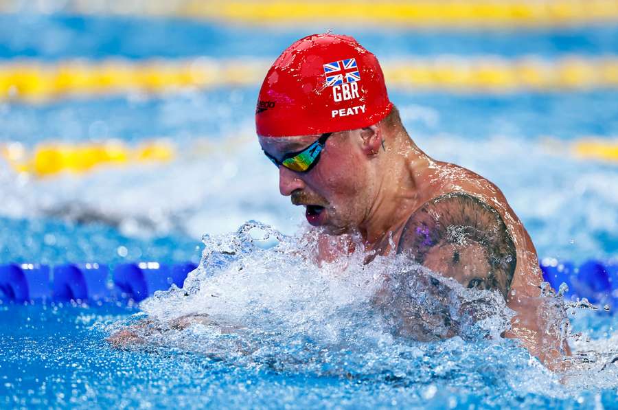 Adam Peaty in action