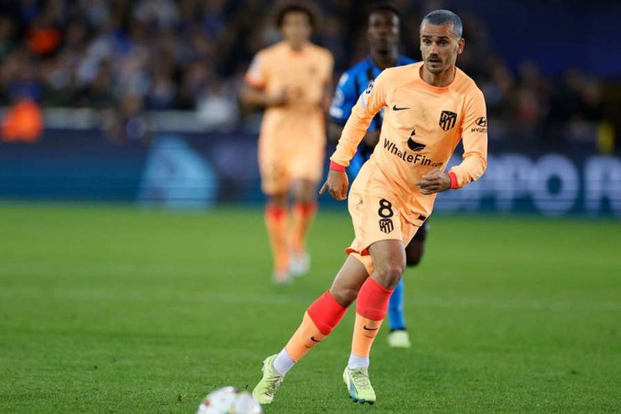 Griezmann lors de la rencontre face à Bruges en Ligue des champions. 