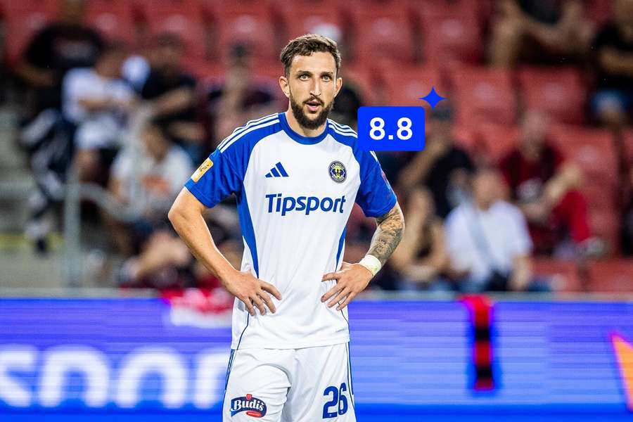 Dzotsenidze bol najlepšie hodnoteným hráčom kola.