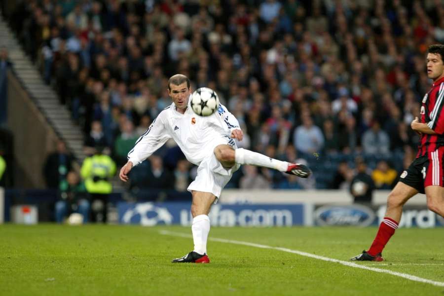 Zidane, en el gol de la Novena del Real Madrid