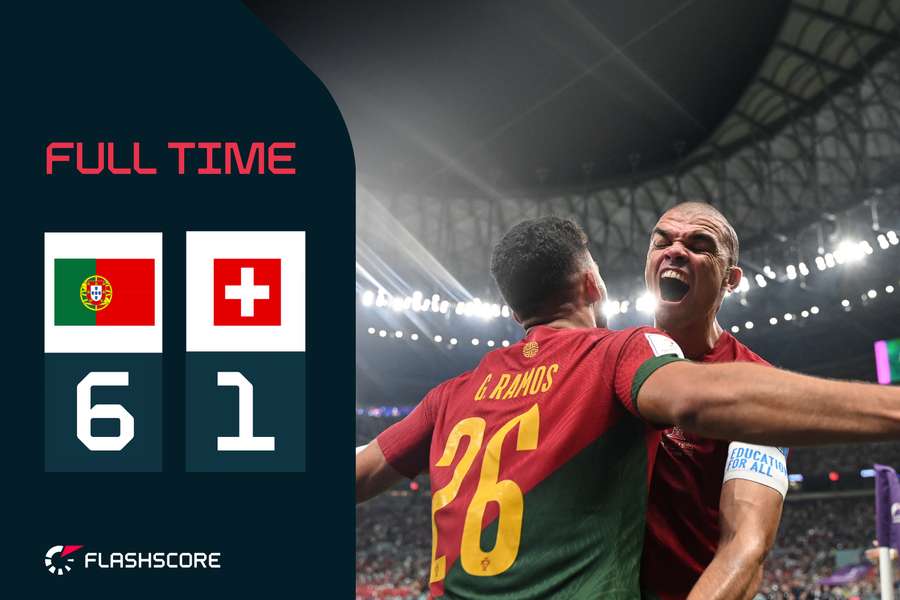 Dominant display by Portugal