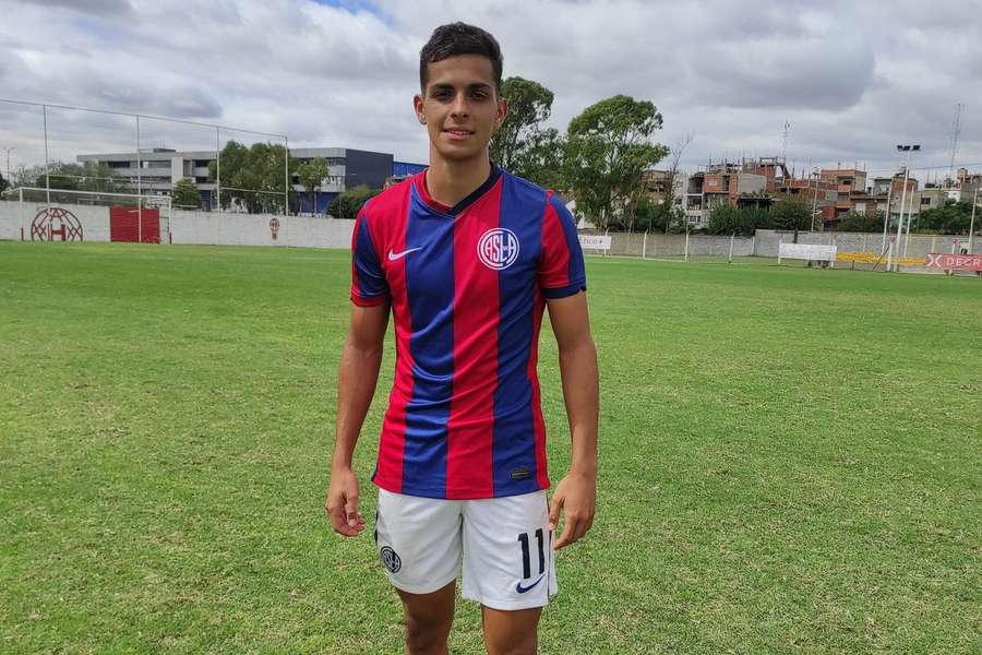 Tobías Medina representa o San Lorenzo