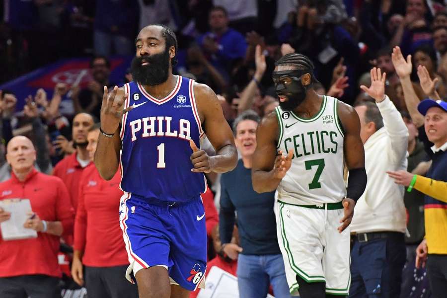 Harden inspired the 76ers to victory