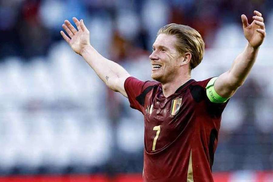 De Bruyne a sărbătorit cu stil meciul cu numărul 100 în tricoul naționalei