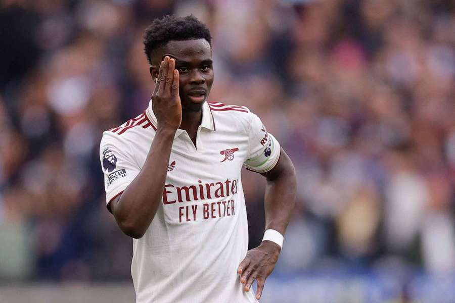 Saka ha respondido a los críticos del Arsenal
