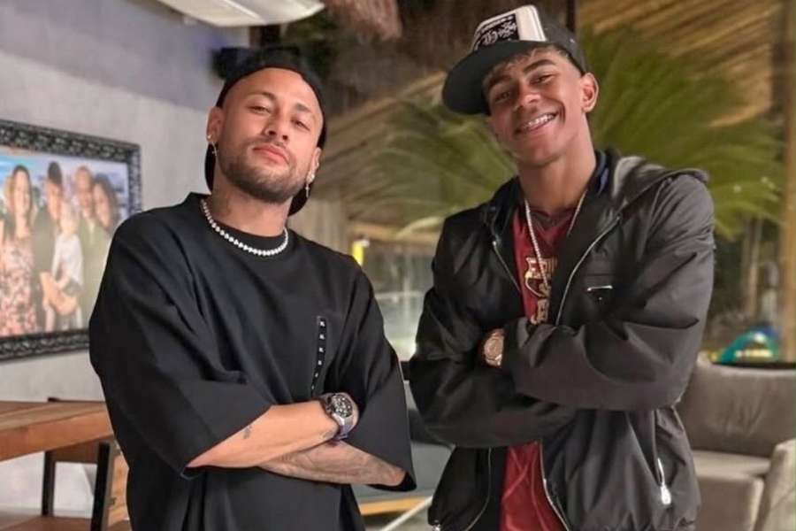 Yamal foi hospedado por Neymar durante visita ao Brasil Yamal foi hospedado por Neymar durante visita ao Brasil