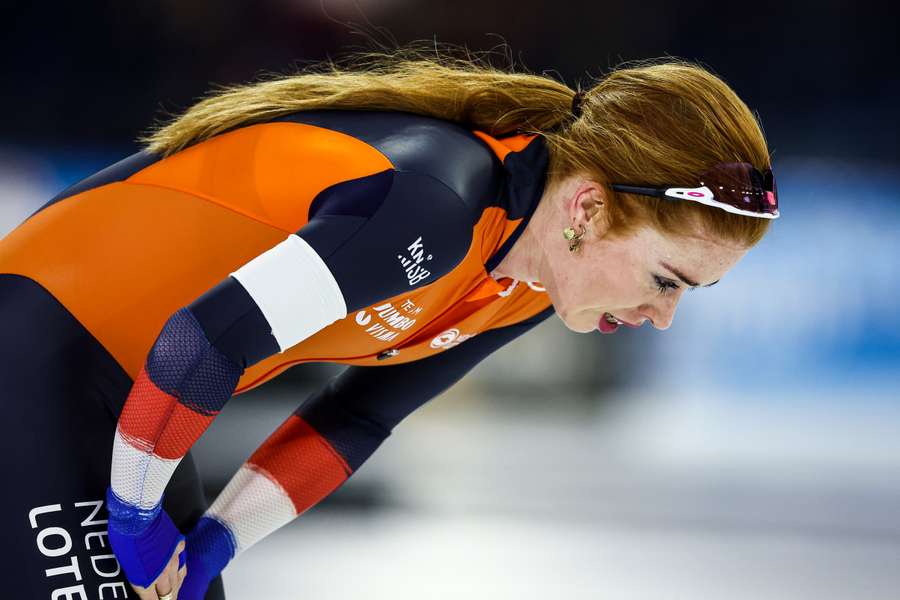 Antoinette Rijpma-de Jong kon met haar collega's niet naar het goud schaatsen