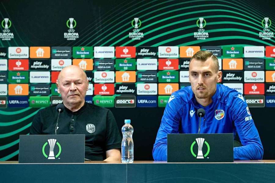 Trenér Miroslav Koubek a Tomáš Chorý za společných časů v Plzni.