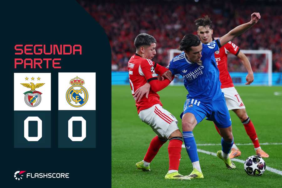 Benfica recebe Real Madrid na Luz